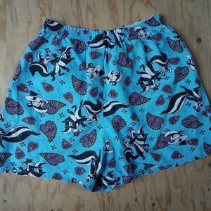 Vintage Warner Brothers Looney Tunes Flirts Pepe Le Pew Shorts